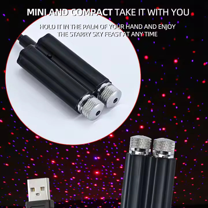 Projecteur étoilé double couleur