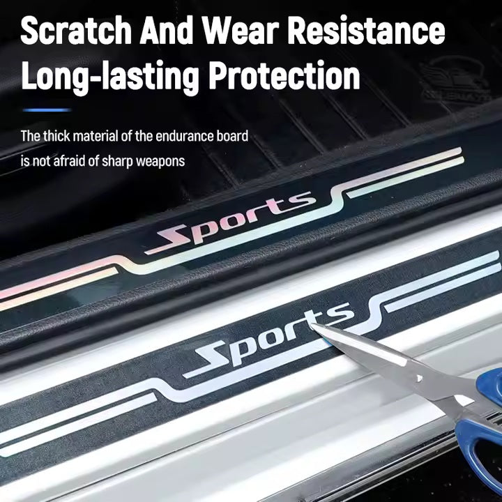 Autocollant laser pour marche pied auto