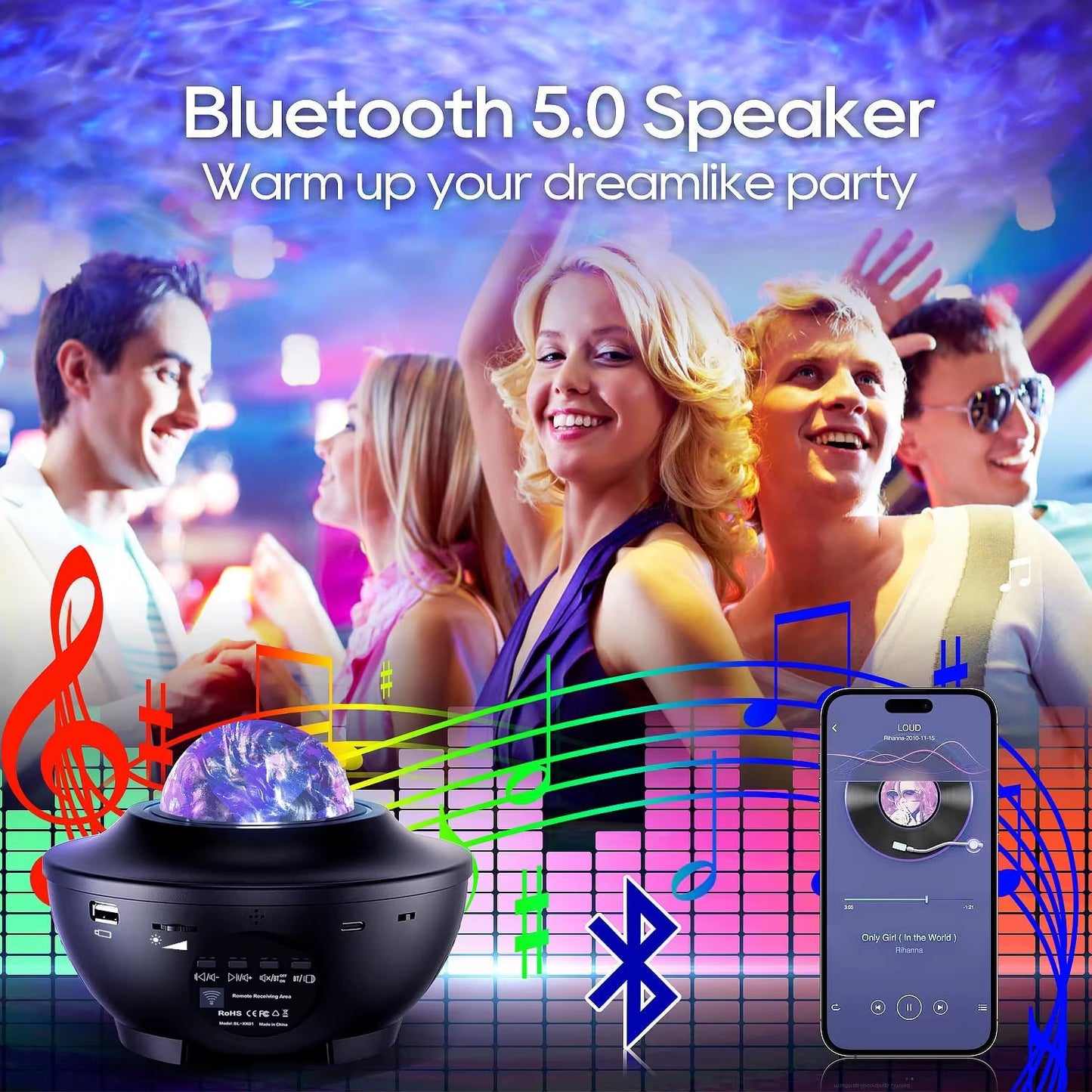 Projecteur LED Galaxy night