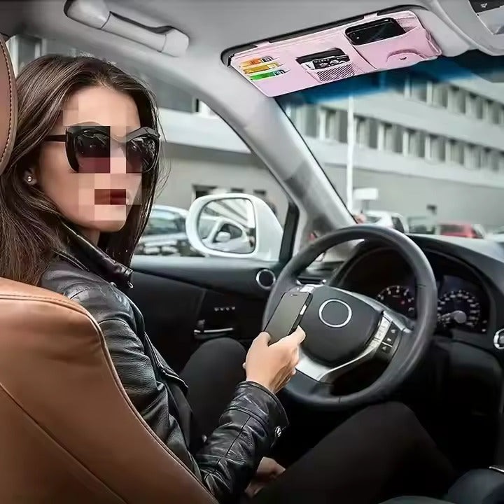 Pochette de rangement pour pare-soleil de voiture universel