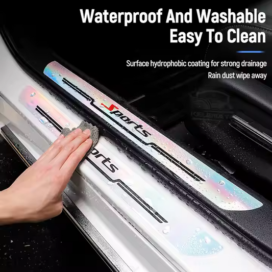 Autocollant laser pour marche pied auto