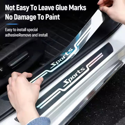 Autocollant laser pour marche pied auto