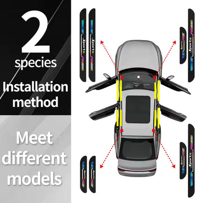 Autocollant laser pour marche pied auto