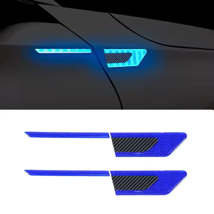 Bandes fluorescentes latérales pour auto
