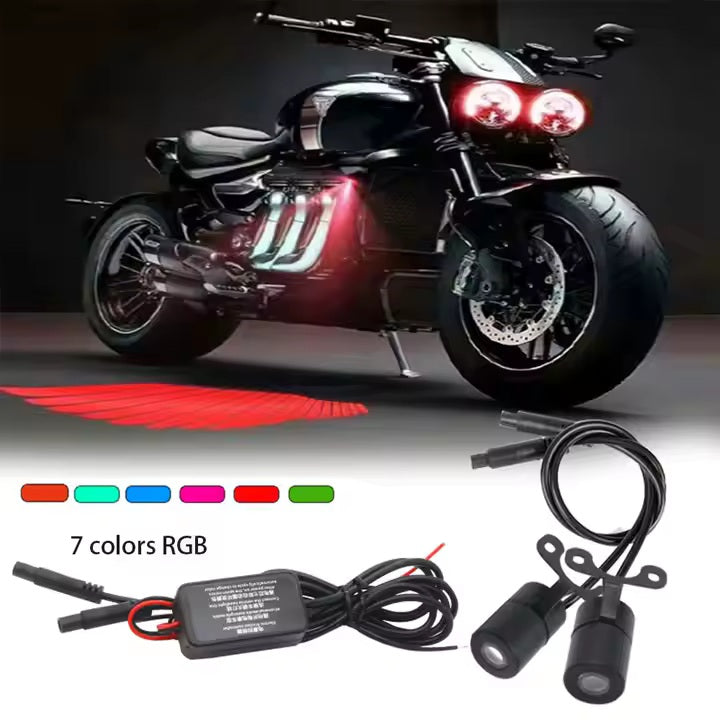 Projecteur Aile d'anges pour Moto