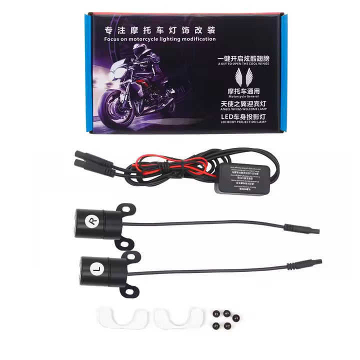 Projecteur Aile d'anges pour Moto