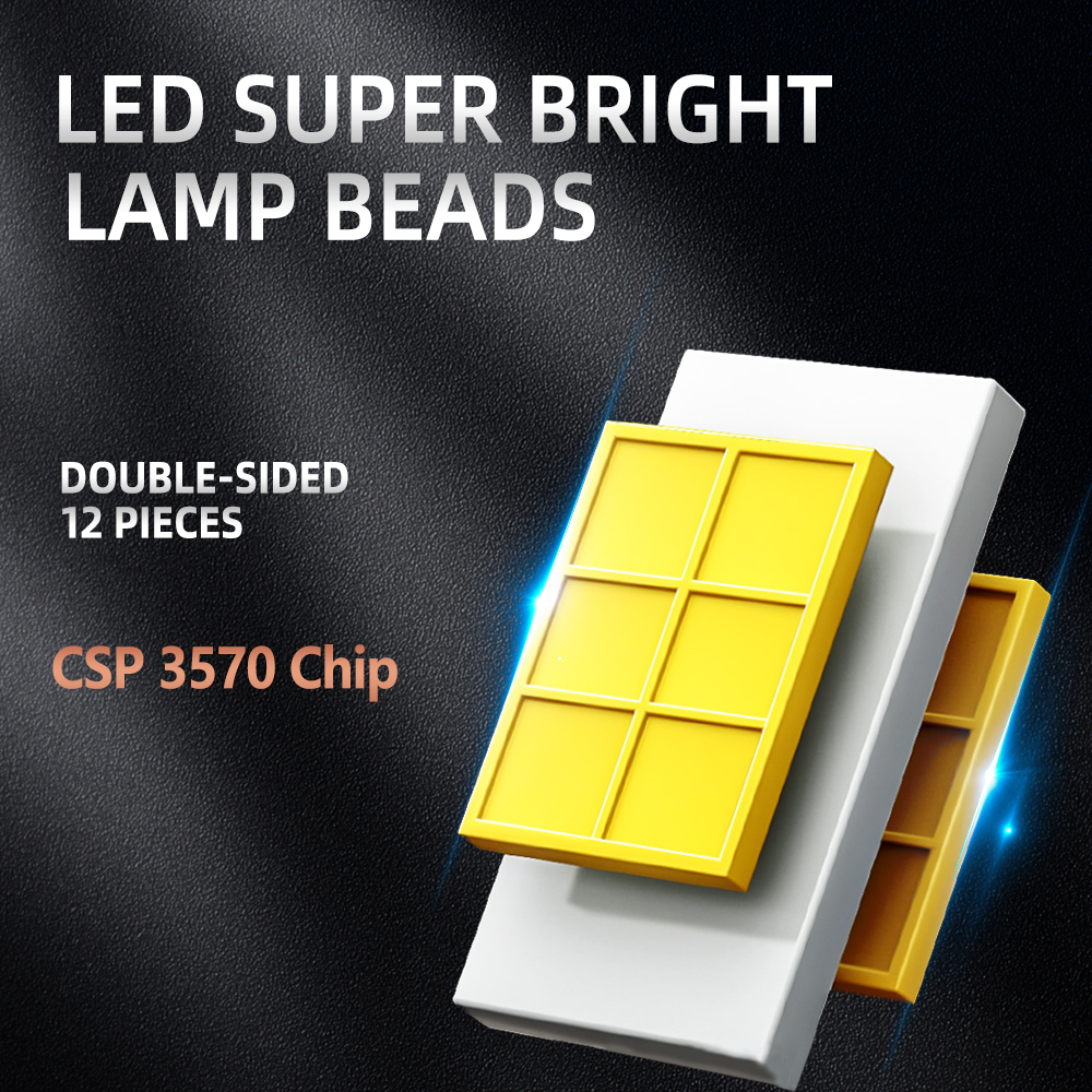 Ampoule LED pour phares. Puissance:  80 Watts