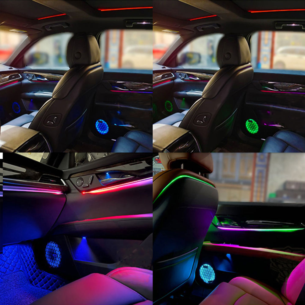 Bandes LED intérieur auto multicolores