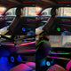 Bandes LED intérieur auto multicolores